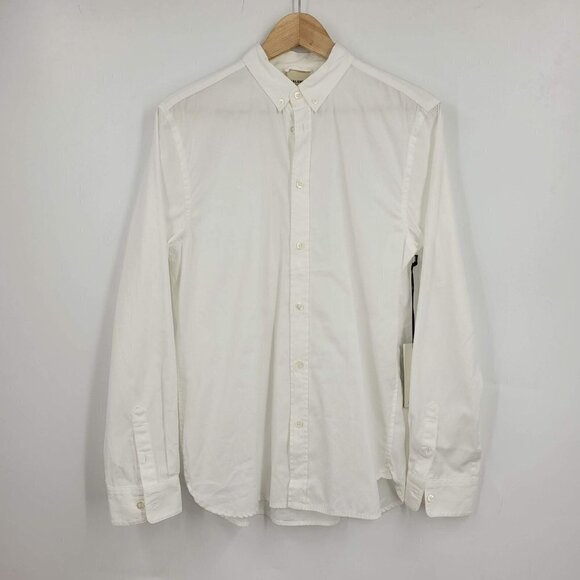 Baldwin Men's Classic Oxford Button‎ Down Long Sleeve Dress Shirt Size S NWT - Picture 1 of 11
